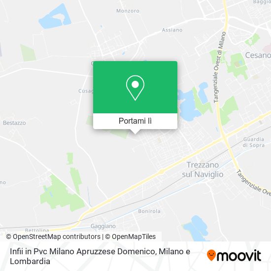 Mappa Infii in Pvc Milano Apruzzese Domenico