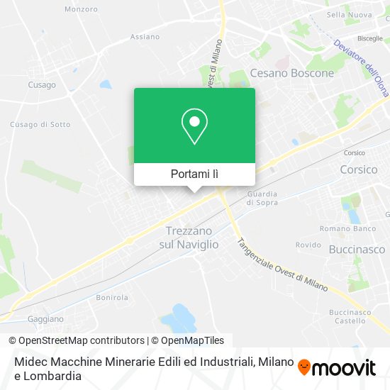 Mappa Midec Macchine Minerarie Edili ed Industriali