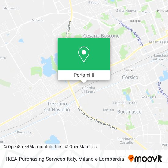 Mappa IKEA Purchasing Services Italy