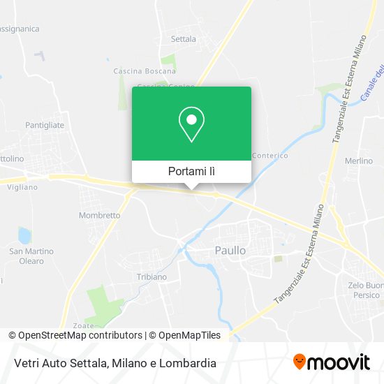 Mappa Vetri Auto Settala
