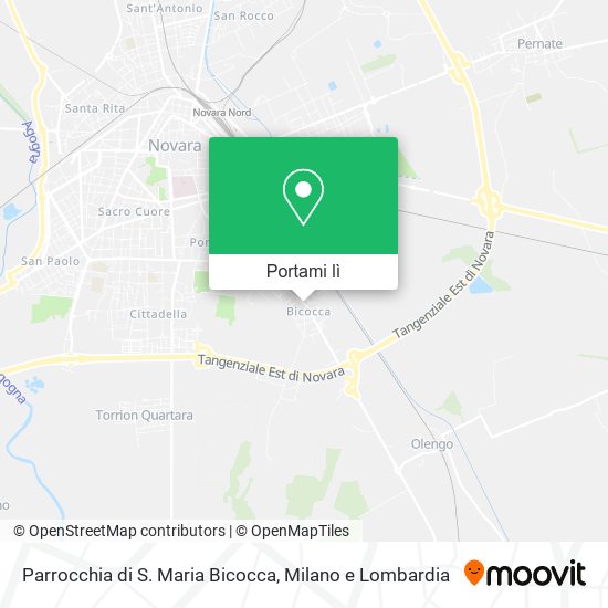 Mappa Parrocchia di S. Maria Bicocca