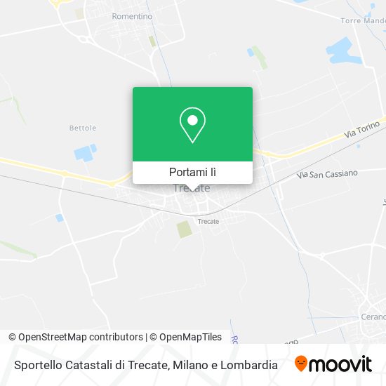 Mappa Sportello Catastali di Trecate