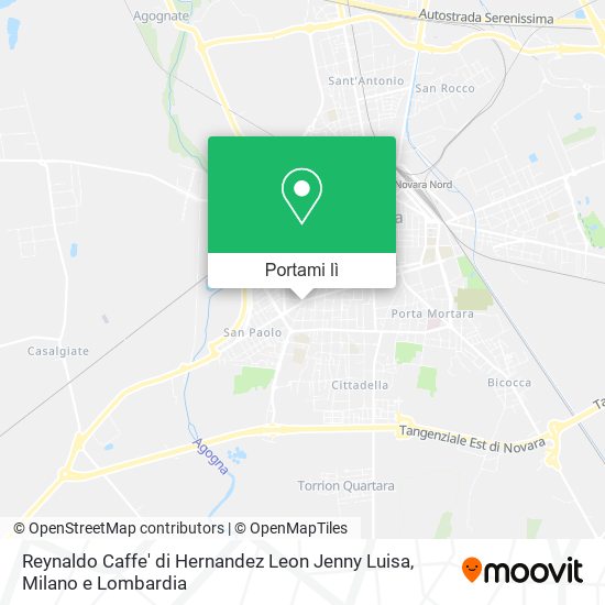 Mappa Reynaldo Caffe' di Hernandez Leon Jenny Luisa