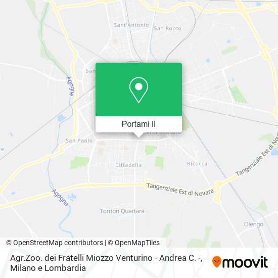 Mappa Agr.Zoo. dei Fratelli Miozzo Venturino - Andrea C. -