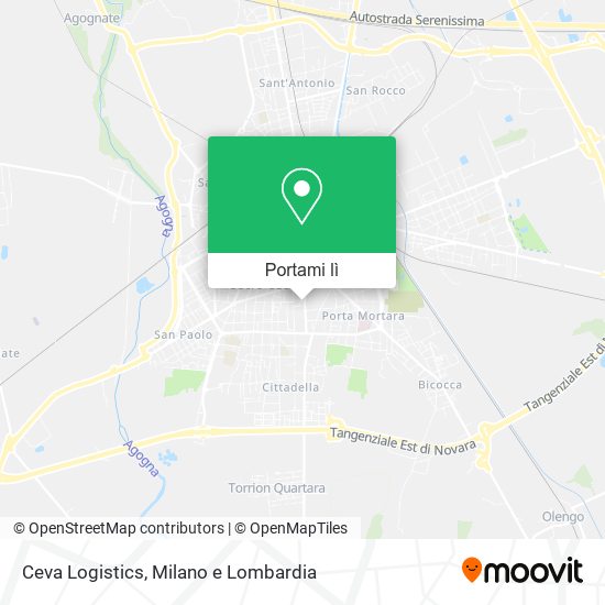 Mappa Ceva Logistics