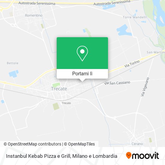 Mappa Instanbul Kebab Pizza e Grill