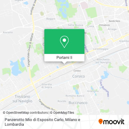 Mappa Panzerotto Mio di Esposito Carlo
