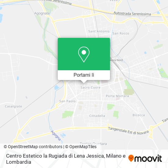 Mappa Centro Estetico la Rugiada di Lena Jessica