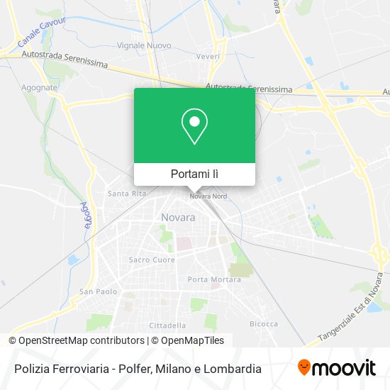 Mappa Polizia Ferroviaria - Polfer