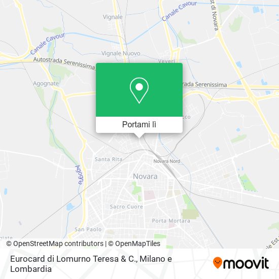 Mappa Eurocard di Lomurno Teresa & C.