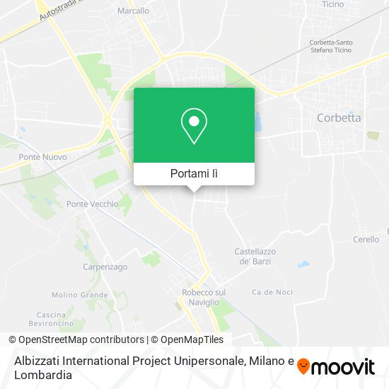Mappa Albizzati International Project Unipersonale