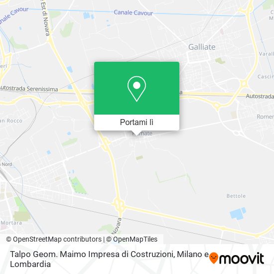 Mappa Talpo Geom. Maimo Impresa di Costruzioni