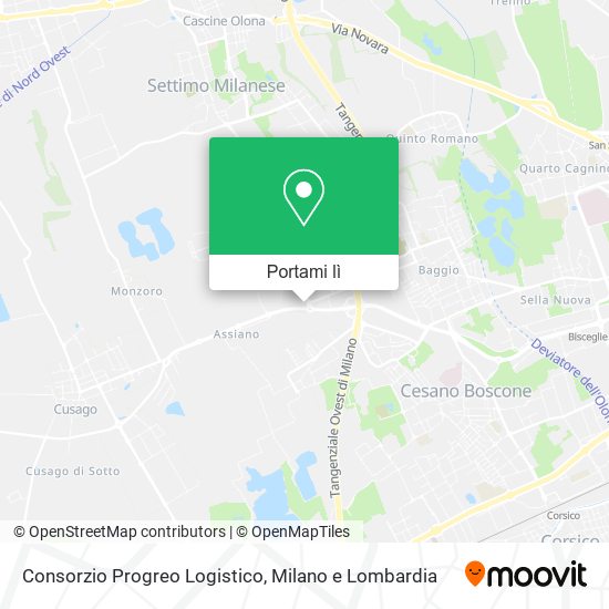 Mappa Consorzio Progreo Logistico