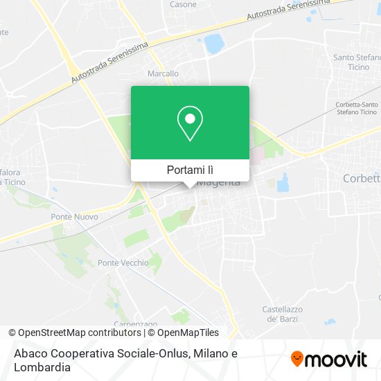 Mappa Abaco Cooperativa Sociale-Onlus