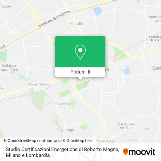 Mappa Studio Certificazioni Energetiche di Roberto Magna