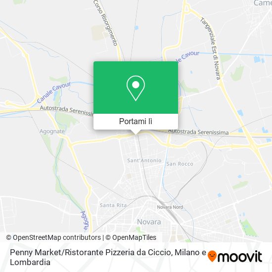 Mappa Penny Market / Ristorante Pizzeria da Ciccio