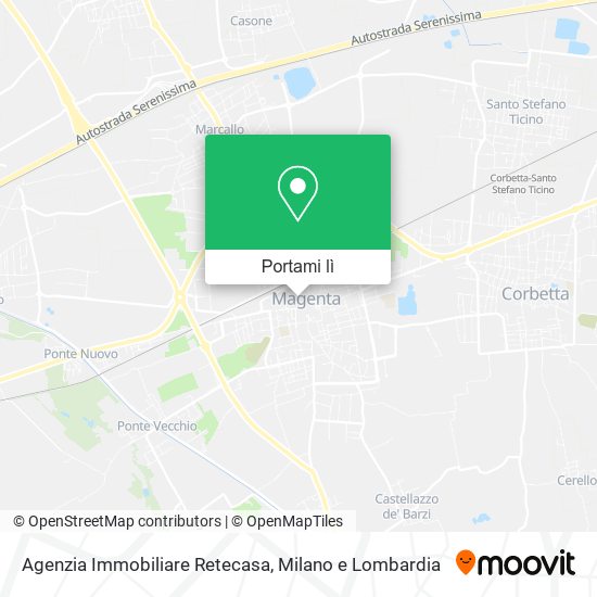 Mappa Agenzia Immobiliare Retecasa