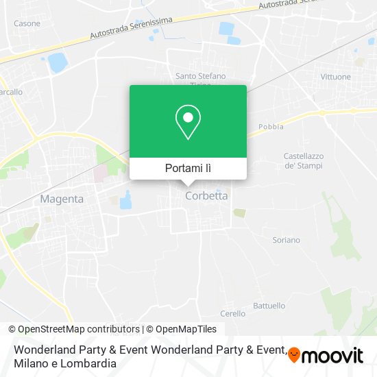 Mappa Wonderland Party & Event Wonderland Party & Event