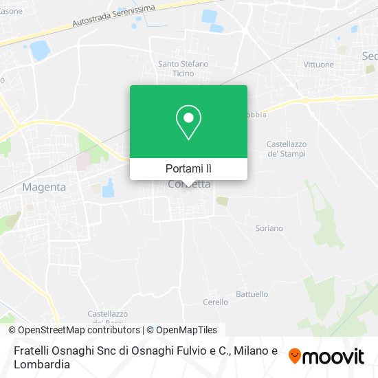 Mappa Fratelli Osnaghi Snc di Osnaghi Fulvio e C.