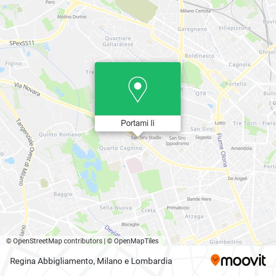 Mappa Regina Abbigliamento