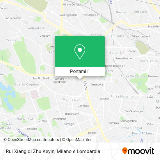 Mappa Rui Xiang di Zhu Keyin