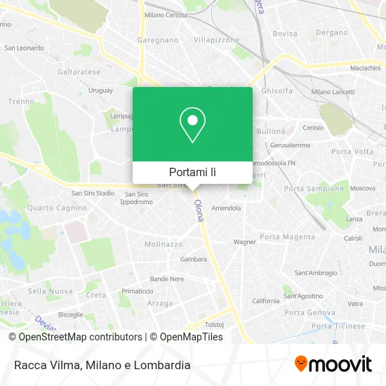 Mappa Racca Vilma