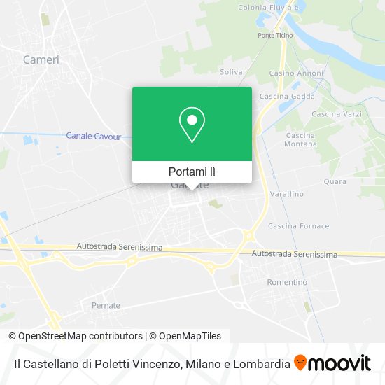 Mappa Il Castellano di Poletti Vincenzo