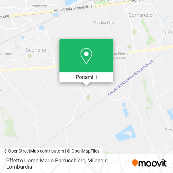 Mappa Effetto Uomo Mario Parrucchiere