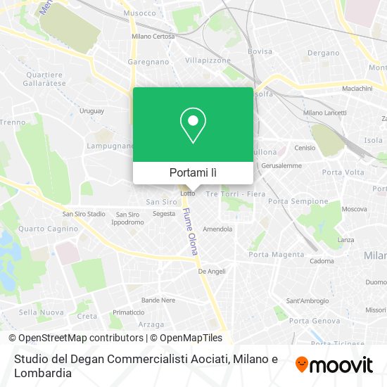 Mappa Studio del Degan Commercialisti Aociati