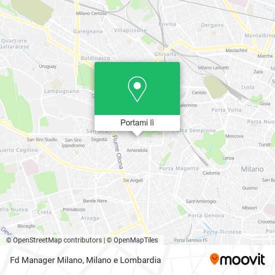 Mappa Fd Manager Milano