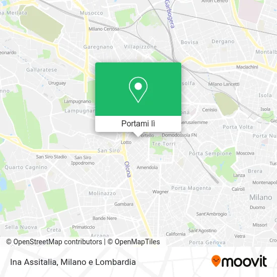 Mappa Ina Assitalia