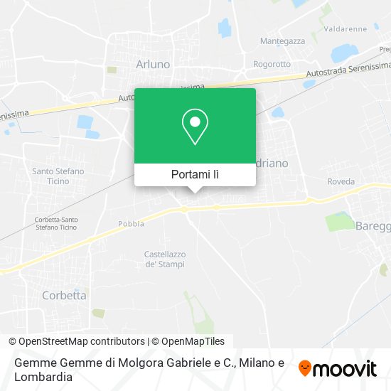 Mappa Gemme Gemme di Molgora Gabriele e C.