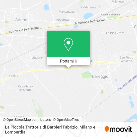 Mappa La Piccola Trattoria di Barbieri Fabrizio