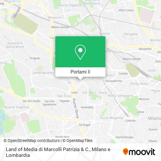 Mappa Land of Media di Marcolli Patrizia & C.