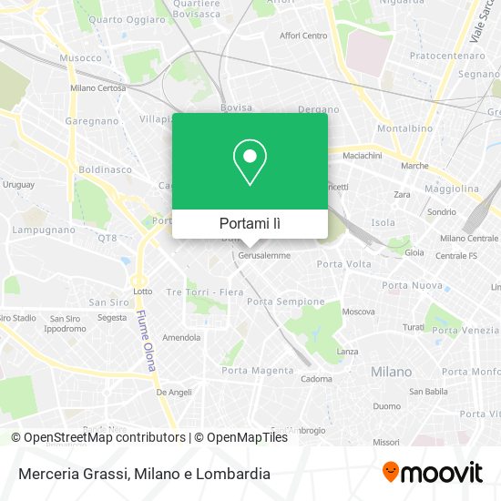 Mappa Merceria Grassi