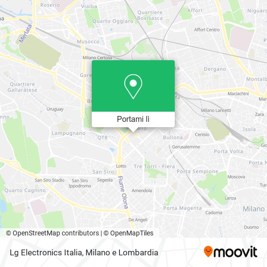 Mappa Lg Electronics Italia