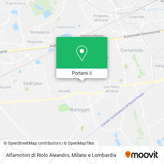 Mappa Alfamotori di Riolo Aleandro