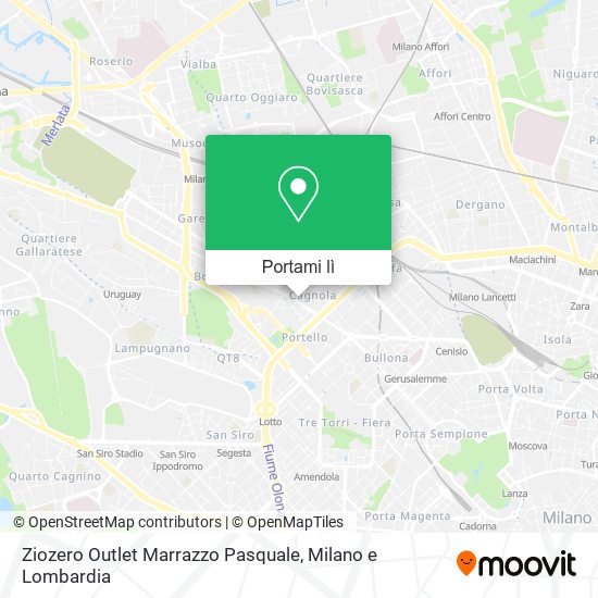 Mappa Ziozero Outlet Marrazzo Pasquale