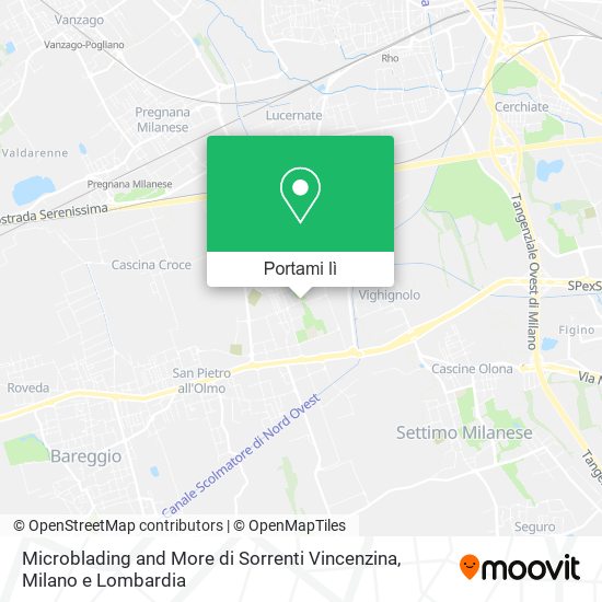 Mappa Microblading and More di Sorrenti Vincenzina