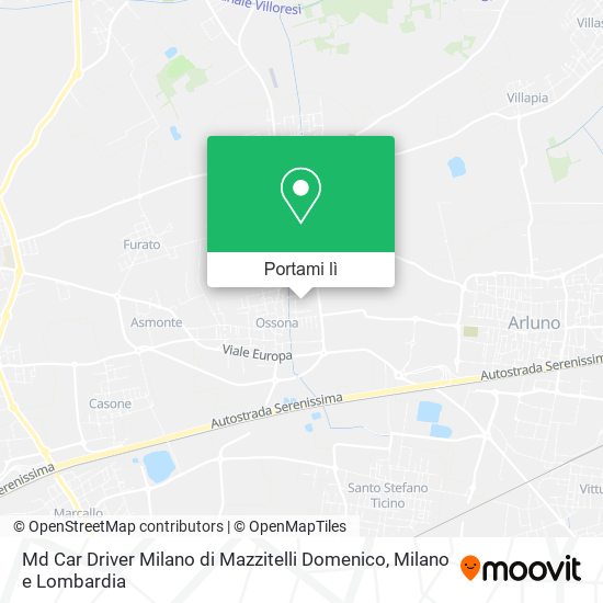 Mappa Md Car Driver Milano di Mazzitelli Domenico