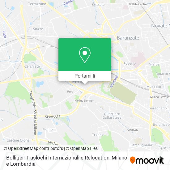 Mappa Bolliger-Traslochi Internazionali e Relocation