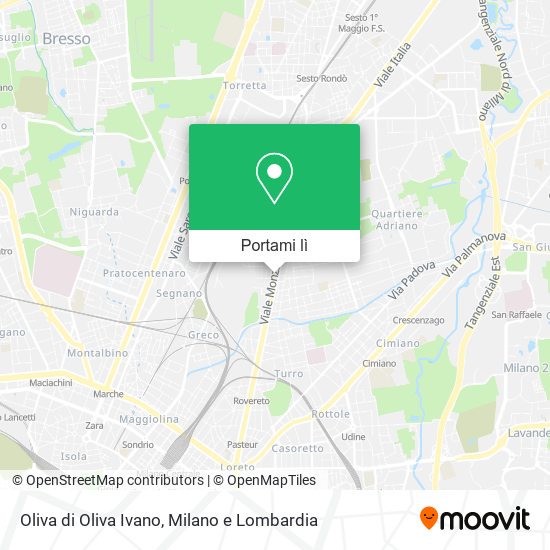 Mappa Oliva di Oliva Ivano