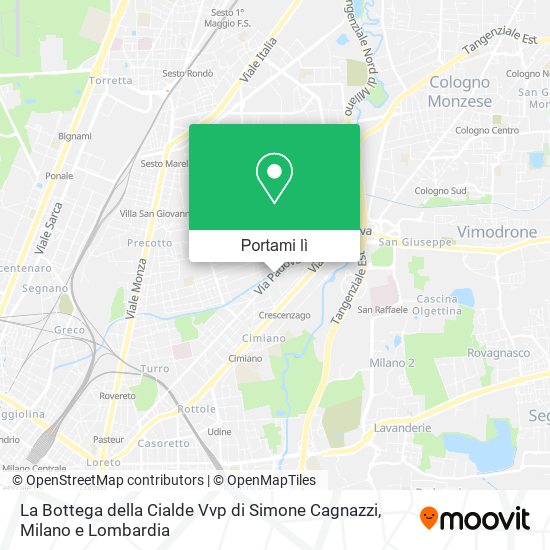 Mappa La Bottega della Cialde Vvp di Simone Cagnazzi