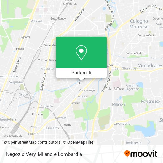 Mappa Negozio Very