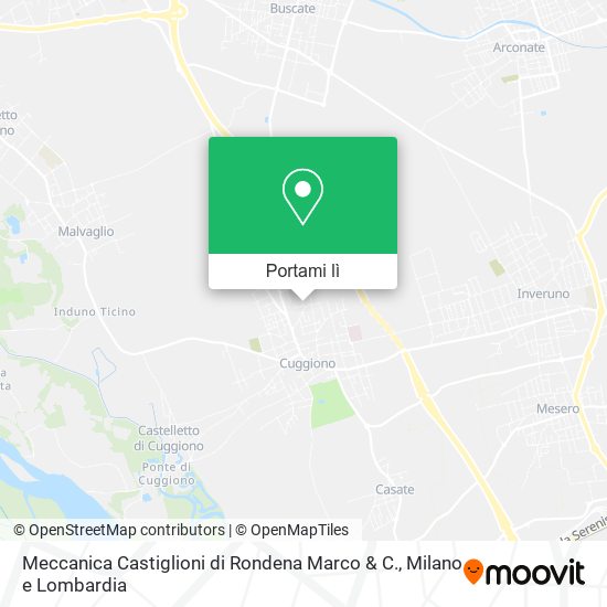 Mappa Meccanica Castiglioni di Rondena Marco & C.