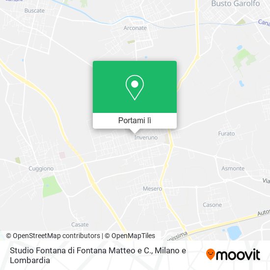 Mappa Studio Fontana di Fontana Matteo e C.