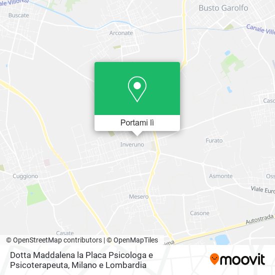 Mappa Dotta Maddalena la Placa Psicologa e Psicoterapeuta