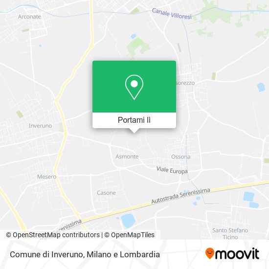 Mappa Comune di Inveruno