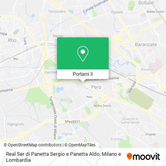 Mappa Real Ser di Panetta Sergio e Panetta Aldo