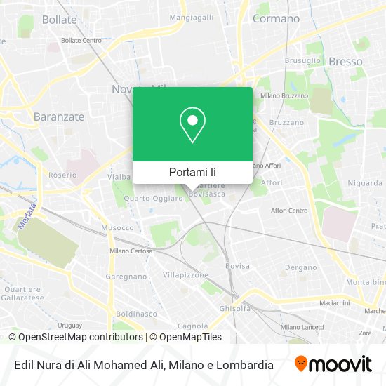Mappa Edil Nura di Ali Mohamed Ali